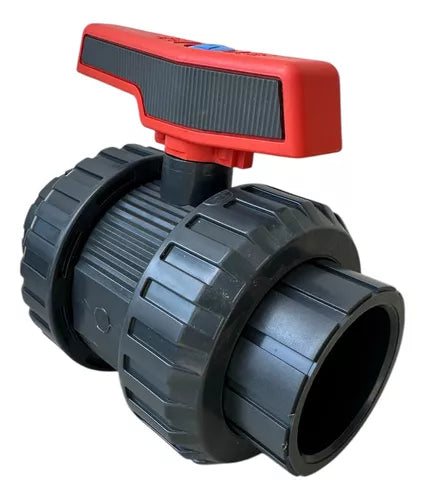 Válvula Bola 2" Reforzada Doble Tuerca Unión Cementable