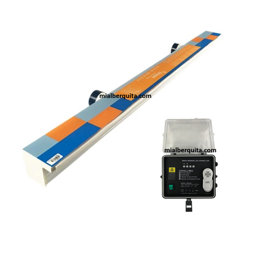 Cascada LED Watex Multicolor 48" Labio 1" con control transformador