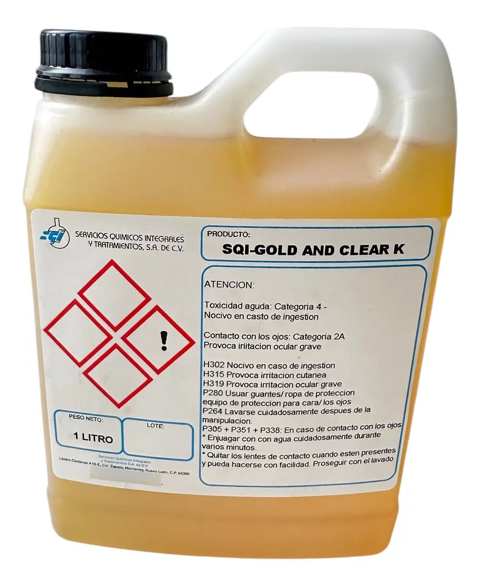 Clarificador Filtros Gold And Clear 1 L