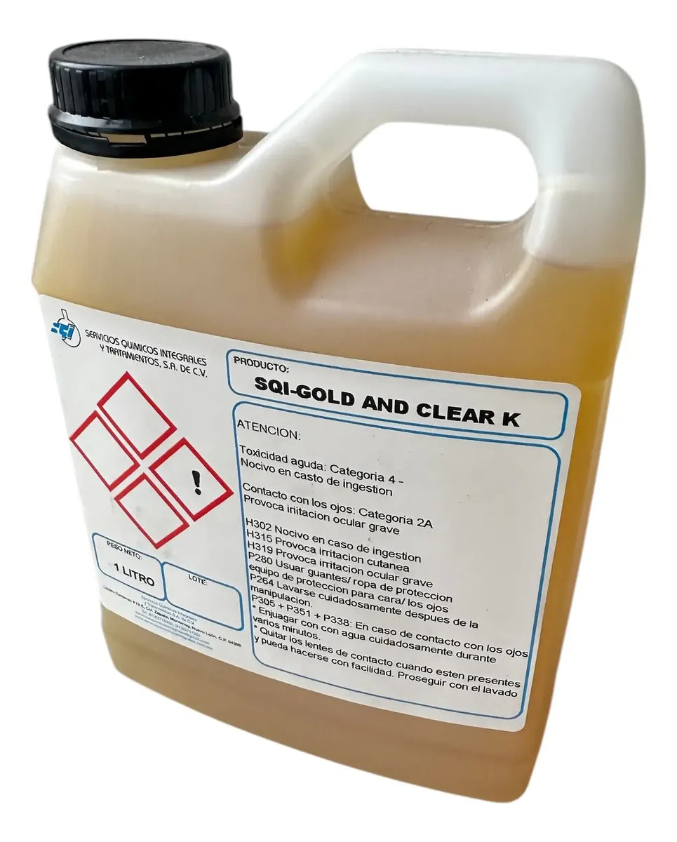 Clarificador Filtros Gold And Clear 1 L