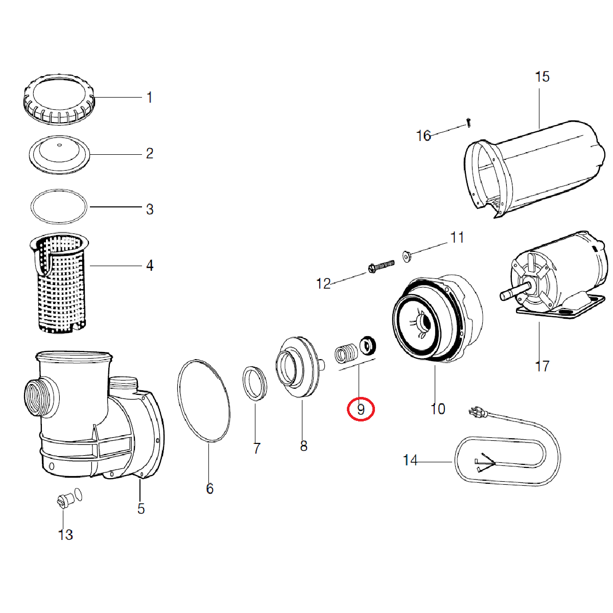 Sello Mecanico Bomba Carvin LR Todos los Modelos