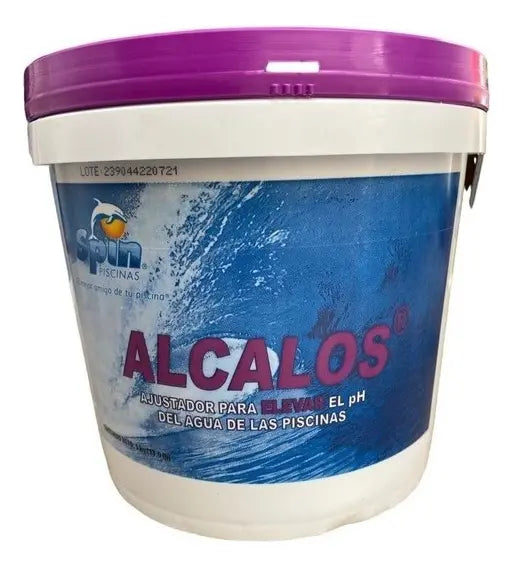 Elevador De Ph Para Piscinas Spin Alcalos 5 Kg Azul Claro En Perlas