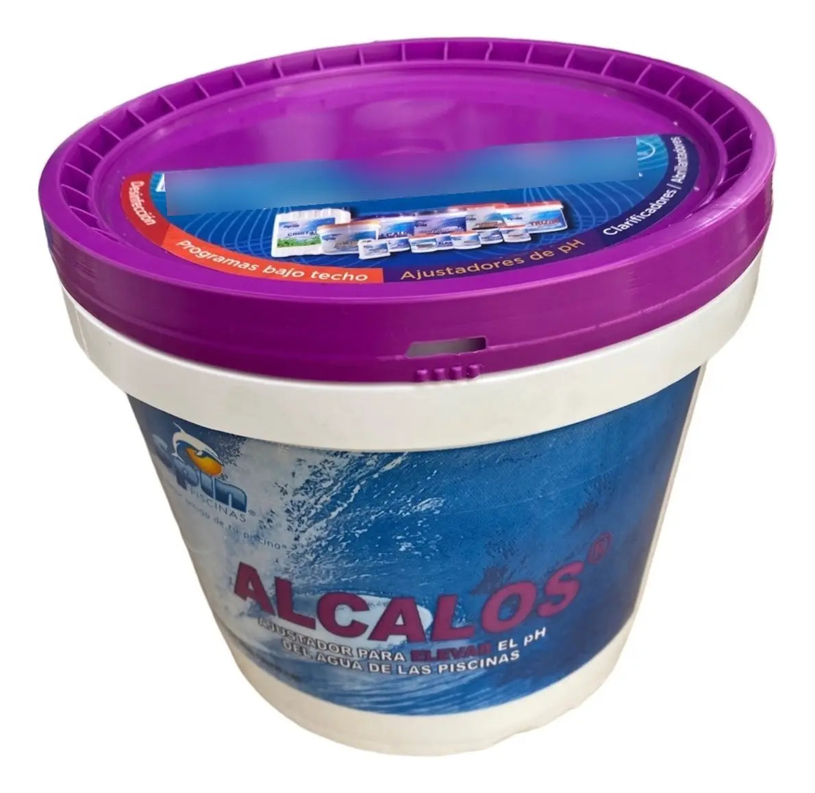 Elevador De Ph Para Piscinas Spin Alcalos 5 Kg Azul Claro En Perlas