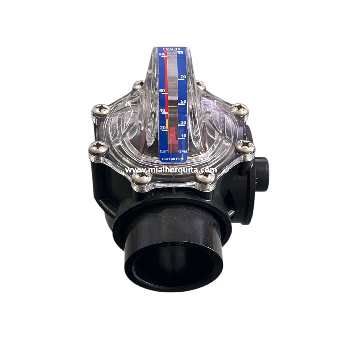 Medidor de Flujo Valvula Check Flow Vis