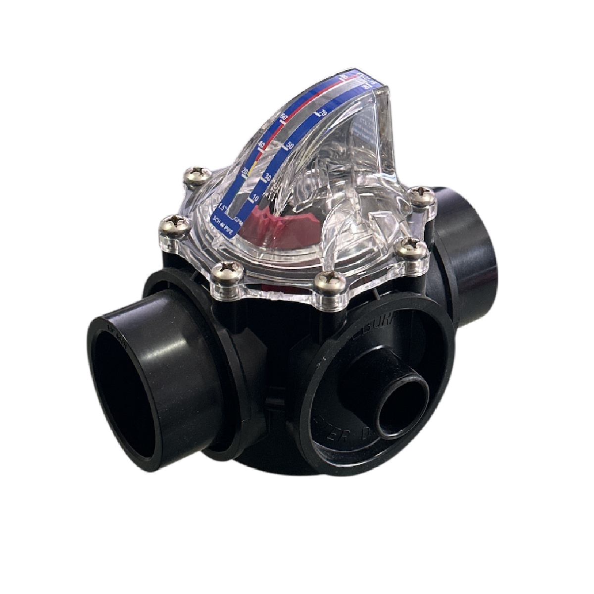 Medidor de Flujo Valvula Check Flow Vis