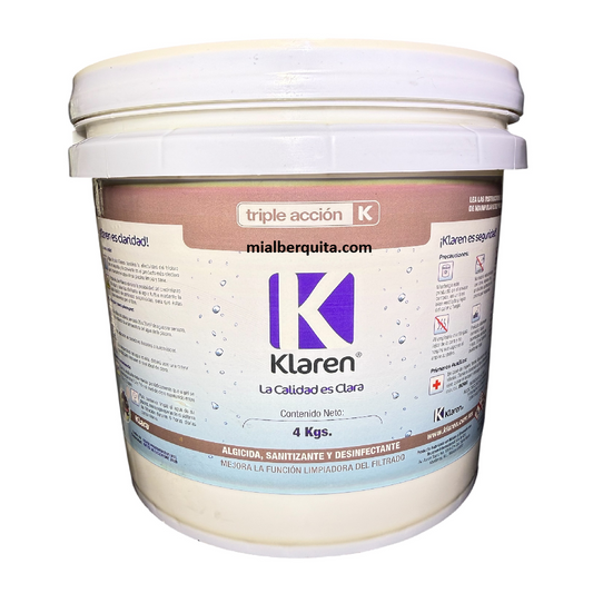 Cloro Triple Acción Klaren Tableta 3in 4 kg