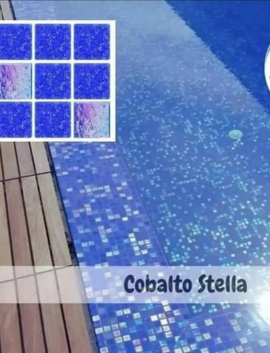 Mosaico Veneciano Vetro Venezia Cobalto Stella
