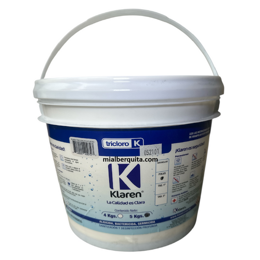 Tricloro Concentrado Klaren Polvo Fino 5 kg