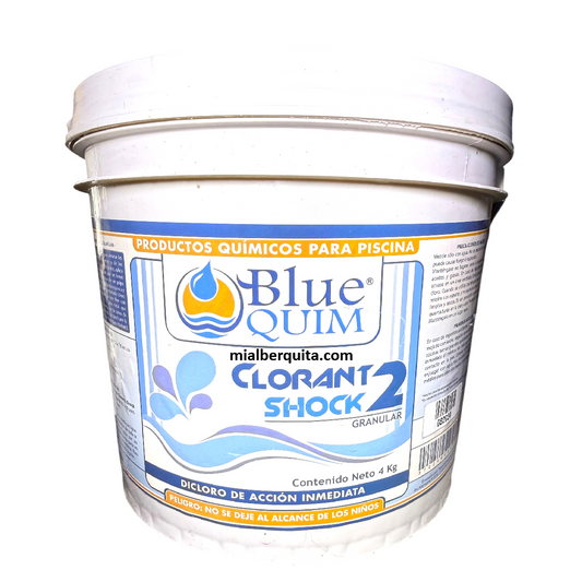 Dicloro Concentrado Shock Blue Quim 4 kg