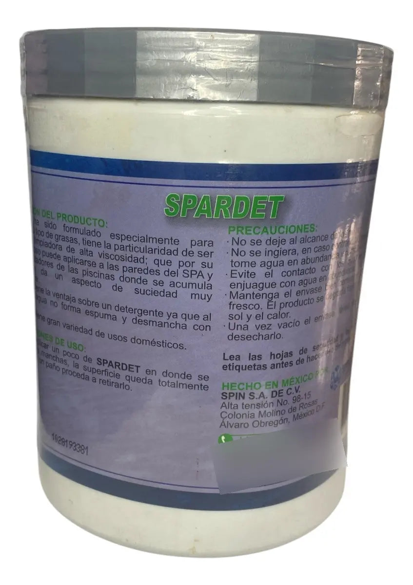 Spin Spardet Elimina Grasa 850 Gr