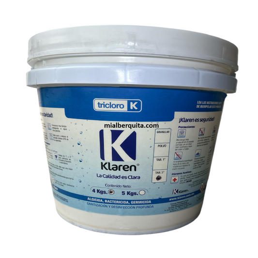 Tricloro Concentrado Klaren Tableta 3" 4 kg