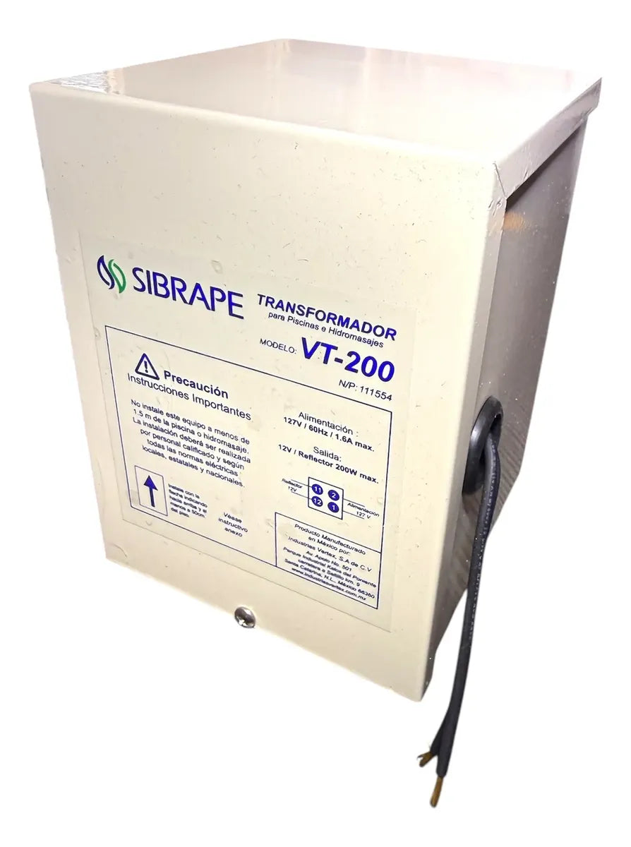Transformador Sibrape 200w 12v Reflectores